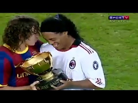 O DIA EM QUE O BARCELONA ENFRENTOU O RONALDINHO