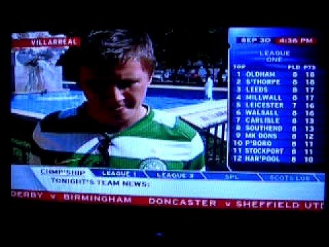 Michael McFarlane Live – SKY Sports News! Villareal V Celtic