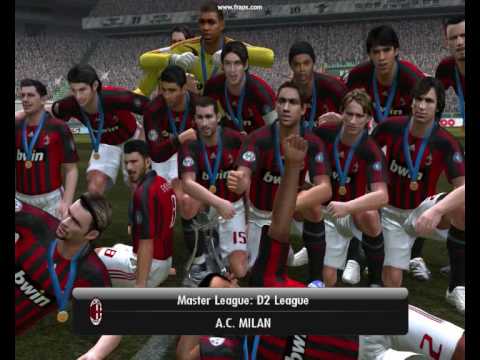 PES 2008 – AC Milan back to D1 – Master League