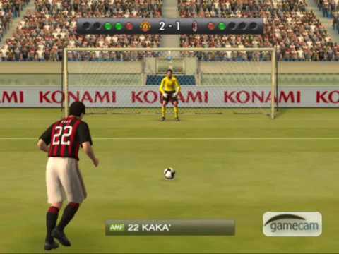 PES 2009- Manchester United vs AC Milan Penalty Shootout