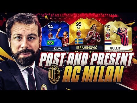 PAST AND PRESENT AC MILAN SQUAD BUILDER!!!! FIFA 16 Ultimate Team