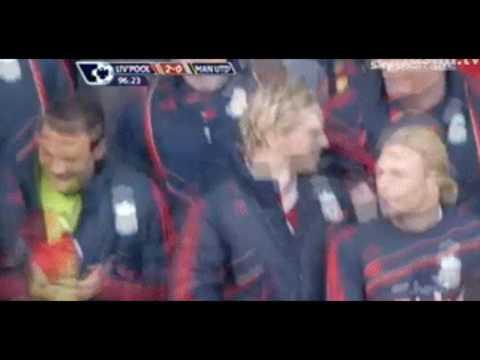 Fernando Torres Reaction at Man Utd Goal  ||HD||