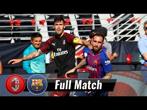 |HD| Barcelona vs AC Milan – Full Match | August 4, 2018 | International Cup 2018