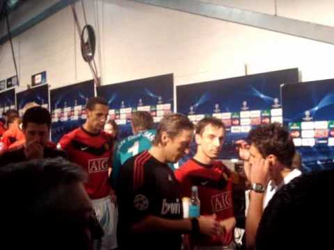 Exclusive Backstage Images of Beckham – Man Utd x AC Milan Champions League 2010