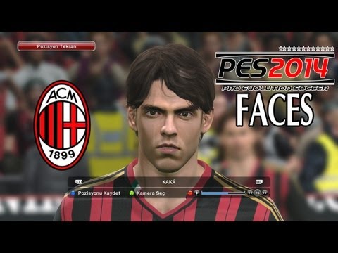 Pro Evolution Soccer 2014 (PES 2014) – AC Milan Player Faces