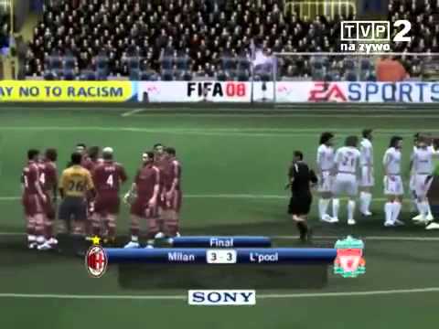 Liverpool vs AC Milan 2005 { fifa 08} po polsku