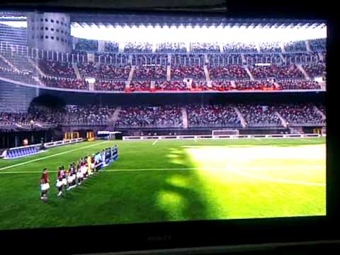 AC Milan fifa 11 entrance to the Milan song