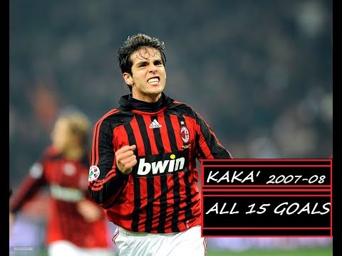 Kaká all 15 goals 2007-08 AC Milan By Kaká Tv