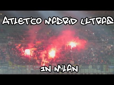 Atletico Madrid ultras in Milan – The Best Of Football Fans HD