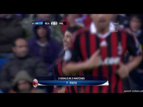 Real Madrid – AC Milan 2 – 3 PATO GOL