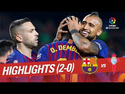 Highlights FC Barcelona vs RC Celta (2-0)