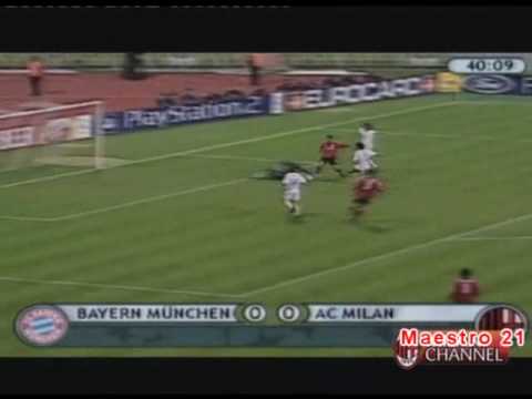 Highlights Bayern Munich 1-2 AC Milan – 1/10/2002