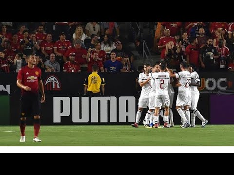 Suso GOAL AC Milan Manchester United ICC 2018