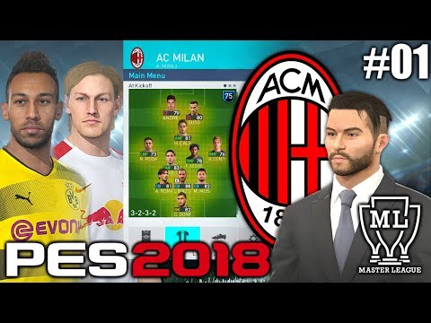 Tactics & Transfer Targets! | PES 2018 | AC Milan Master League | #01