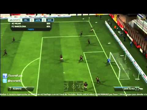 AC Milan vs FC Barcelona | Matchday 3 UCL 2013/2014 @ FIFA 14 Simulation