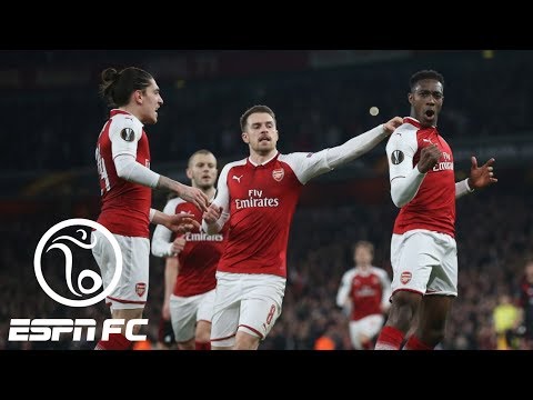 Arsenal beats AC Milan 3-1 to advance to Europa League quarterfinals | ESPN FC