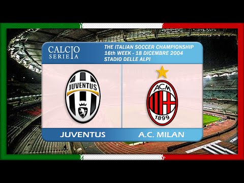 Serie A 2004-05, Juve – AC Milan (Full, UA)