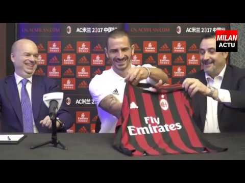 LEONARDO BONUCCI – OFFICIAL PRESENTATION – AC MILAN CHINA TOUR | MilanActu HD