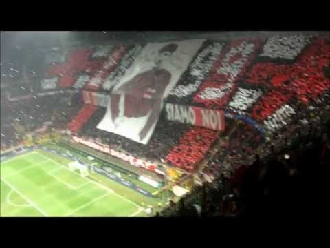 Curva Sud Milan Barca (Full Intro) 20/02/2013