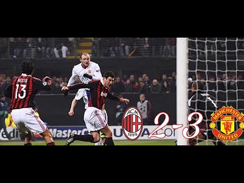 Milan vs Manchester United 2-3 All Goals And Highlights – UCL 2009/2010