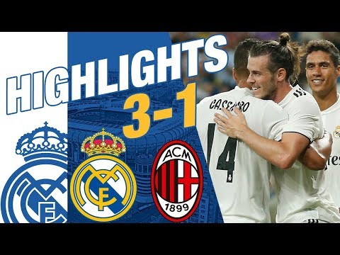 Real Madrid vs AC Milan 3-1 EXTENDED HIGHLIGHTS & GOALS