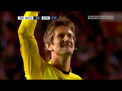 Manchester United vs AS Roma 7 1 All Goals and EXT Highlights w  English Commentary 2006 07 HD 1080i