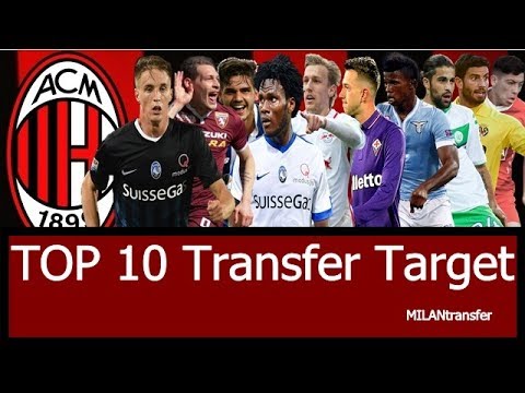 AC Milan – Top 10 Transfer Target in Summer 2017 | HD