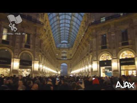 Young Ajax fan leads chants in Milan – The Best Of Football Fans HD