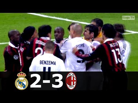 Real Madrid vs AC Milan 2-3 – UCL 2009/2010 – Highlights (English Commentary)