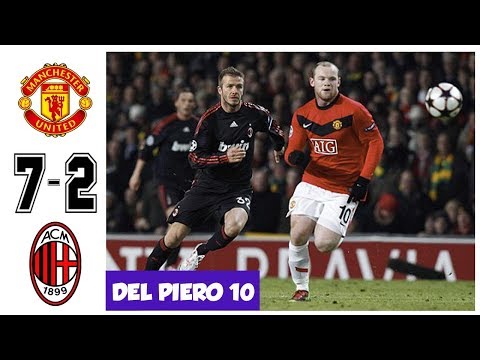 Manchester United vs AC Milan 7-2, All Goals and Highlights UCL 2009/2010