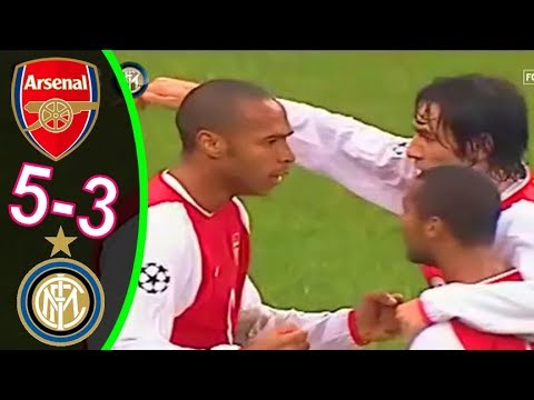 Arsenal vs Inter Milan 5-4 UCL Highlight 2003-2004 | Home-Away