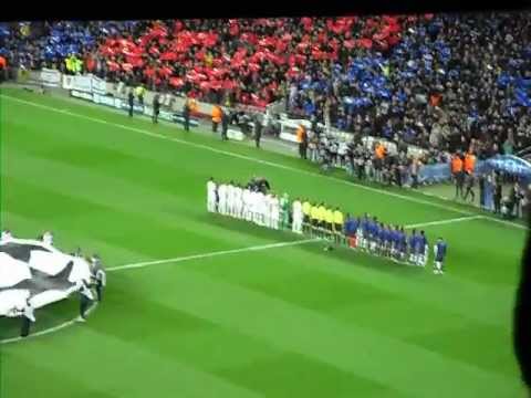 Barcelona 4-0 AC Milan 2013 – Champions League Players Walking Out – Barca, Barca