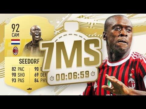 AC MILAN PRIME THROWBACK SEEDORF 7 MINUTE SQUAD BUILDER!! – FIFA 19 ULTIMATE TEAM