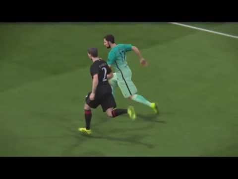 AC Milan vs Barcelona PES 2017