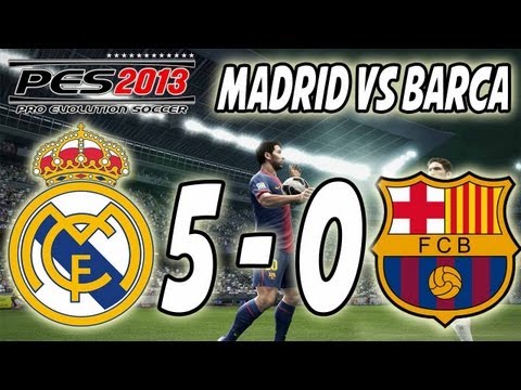 PES 2013 – Real madrid VS. Barcelona 5-0