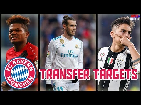 Top 5 Bayern Munchen Transfer Targets in Summer 2018