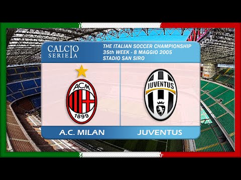 Serie A 2004-05, AC Milan – Juve (Full, RU)