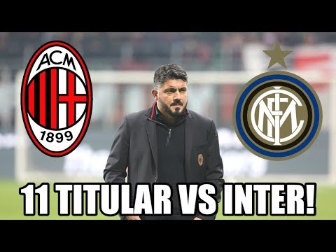 POSIBLE 11 TITULAR DEL MILAN VS INTER! DERBY DI MILANO!