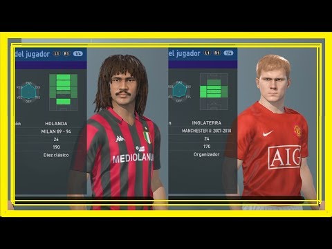 AC MILAN 89-94 & MANCHESTER UNITED 2007-2010 + LINK (PES 2019/ PS4)