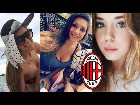 The Hottest WAGs in Football – AC Milan 2016/17