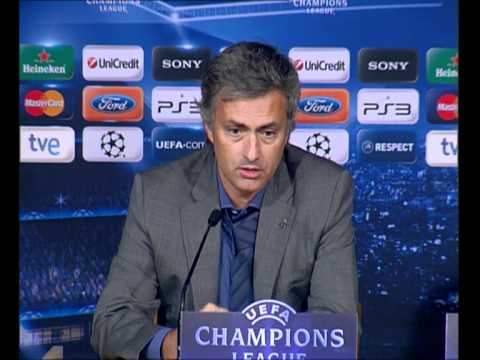 Real Madrid 2-AC Milan 0 HD. 10/19/2010 Mourinho post match conference