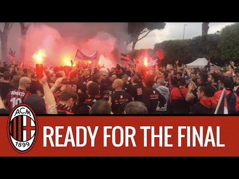 TIM Cup Final: AC Milan fans are ready to support the boys!