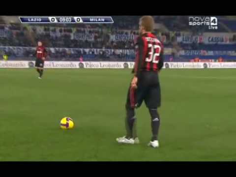 David Beckham AC Milan vs Lazio