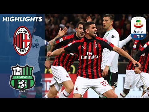 Milan 1-0 Sassuolo | Consigli Sent-Off As Milan Beat 10-Man Sassuolo  | Serie A