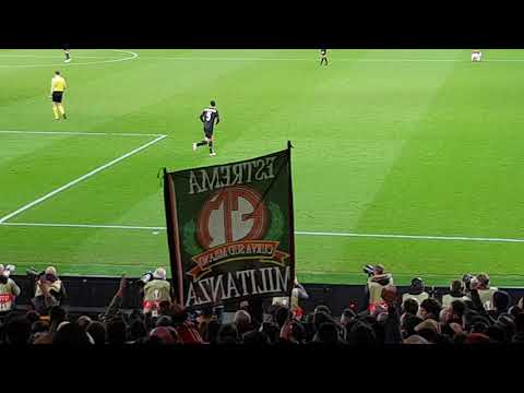 AC Milan Chants – "Ooh AC Milan" Arsenal v AC Milan 3:1  (Emirates – 15/03/2018 )