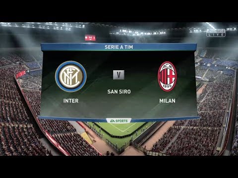 AC Milan Vs Inter Milan serie a icardi Dunaroma lineup and result prediction FIFA19