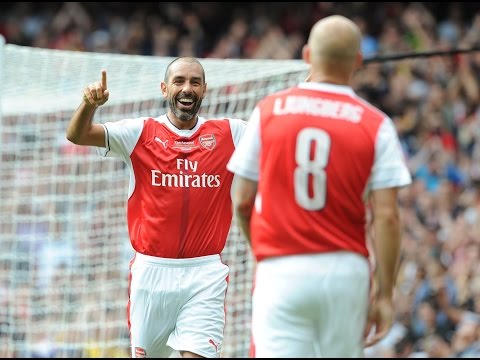 Arsenal Legends vs AC Milan Legends  – All Arsenal Goals