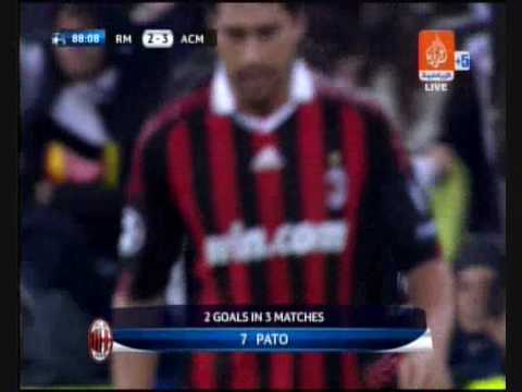 Alexandre Pato – AC Milan 3 – 2 Real Madrid – UEFA Champions League 2009/2010