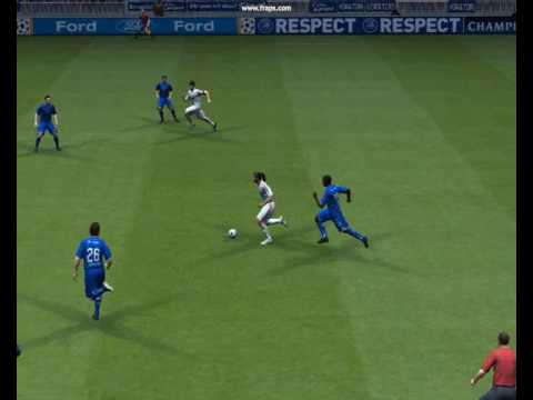 PES 2009 Fantastic Amazing Incredible goal by Ronaldinho ACMilan