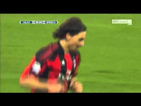 Ibrahimovic Amazing Goal – AC Milan vs Brescia {3-0) 4/12/2010